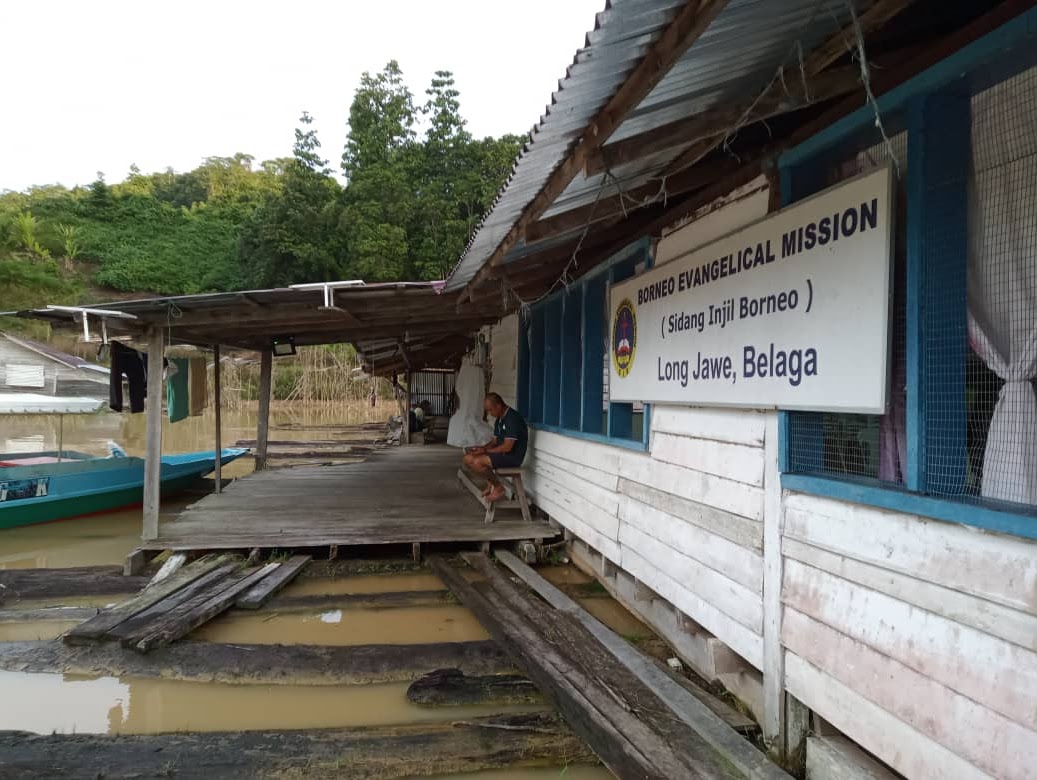 Floating church in Sarawak