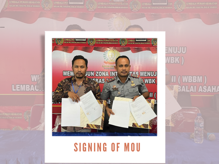 Signing of MOU, Indonesia 2023
