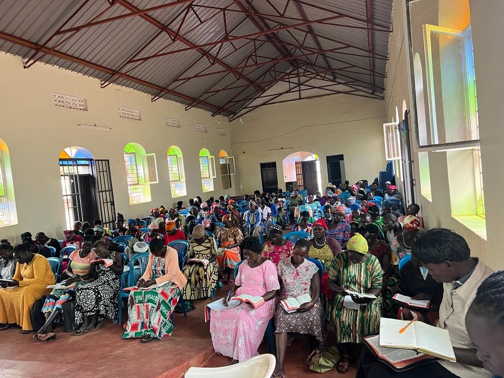 First Women's Conference in Uganda - inside the church building