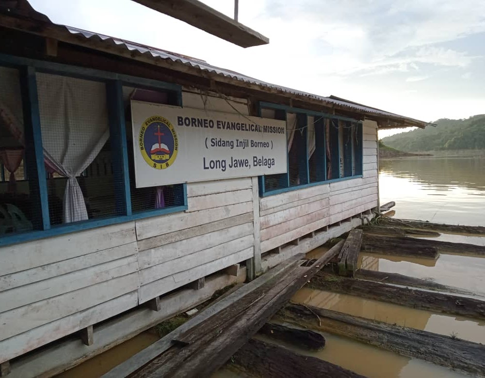 Floating church in Sarawak