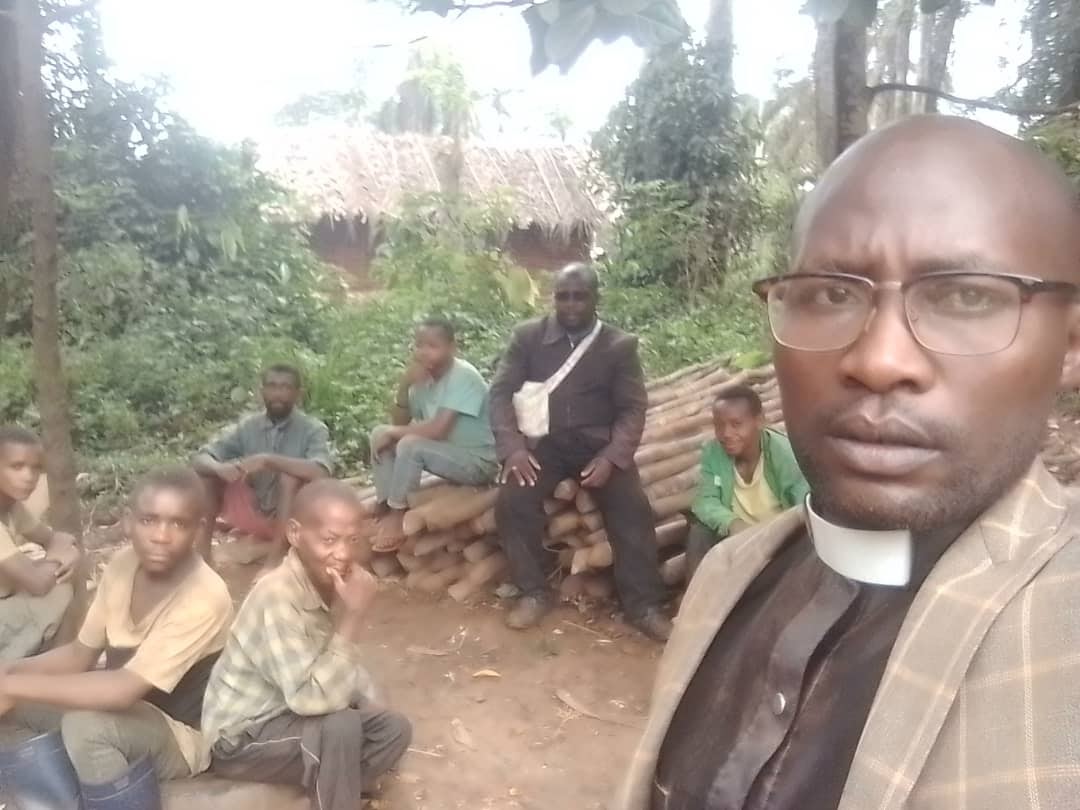 ICM Pastor Bethuel in Congo Pygmy Village