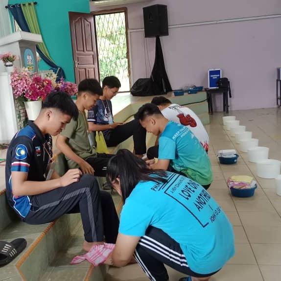 Youth Camp - 8-10 Feb 2024 - Washing of Feet, learn to serve each other