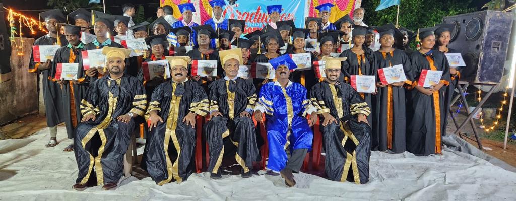 Graduation for 31 students, for receiving certificate of completion for Module 1