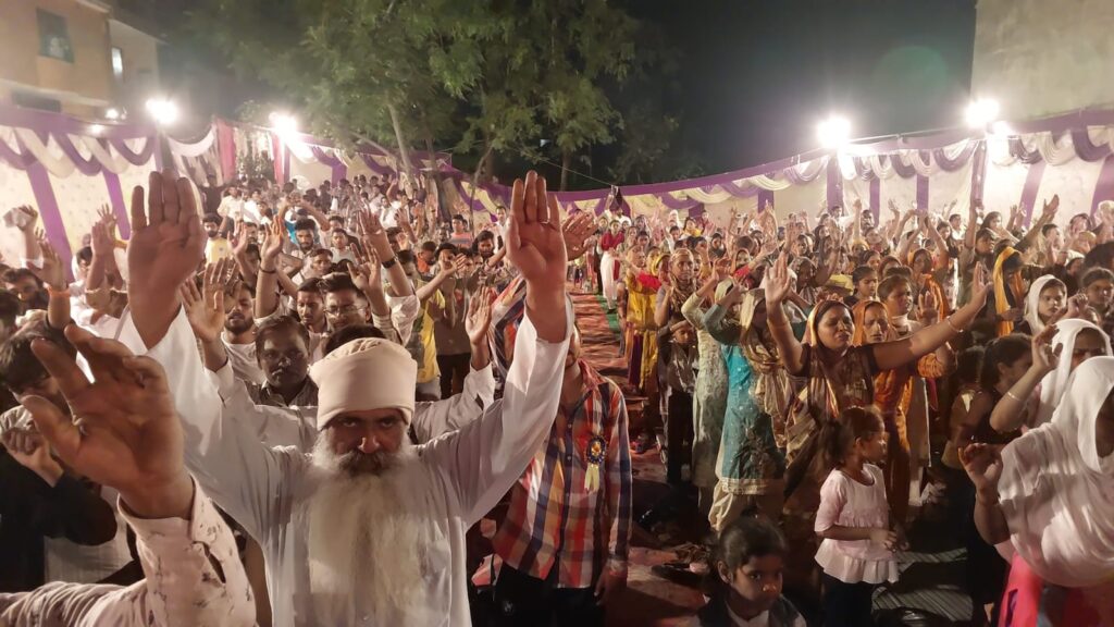 Evangelicals and Revival meeting at India