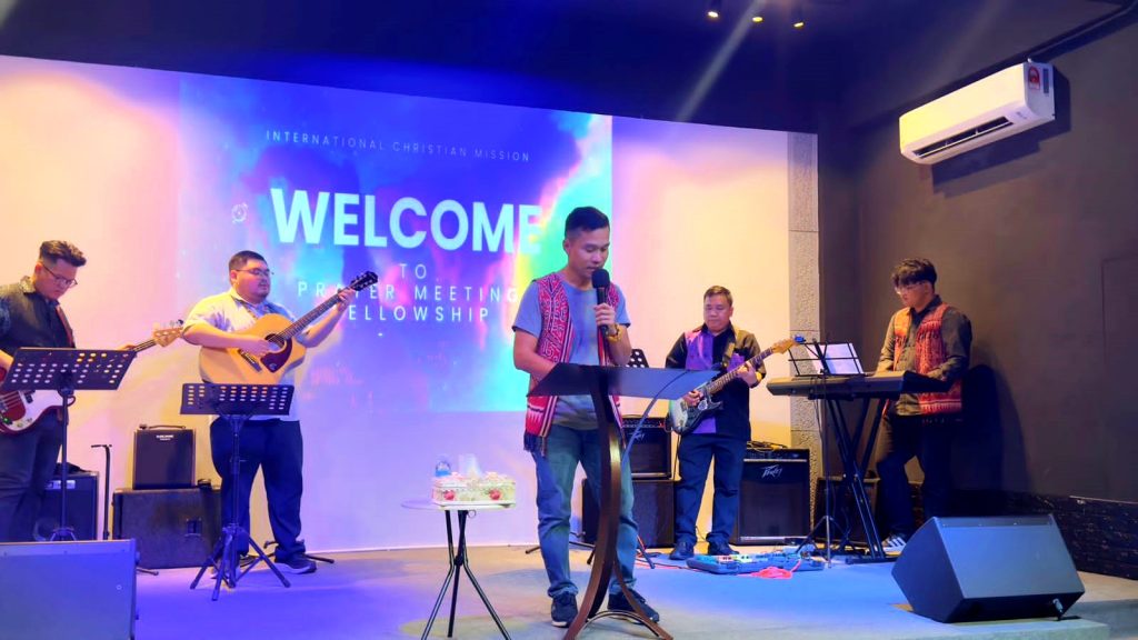 ICM Sarawak SIC Operation Group meeting and prayer, held at GSI Kota Sentosa, Worship Team