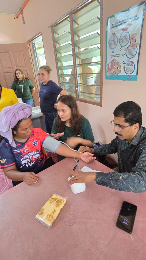 OA sister receiving medical attention