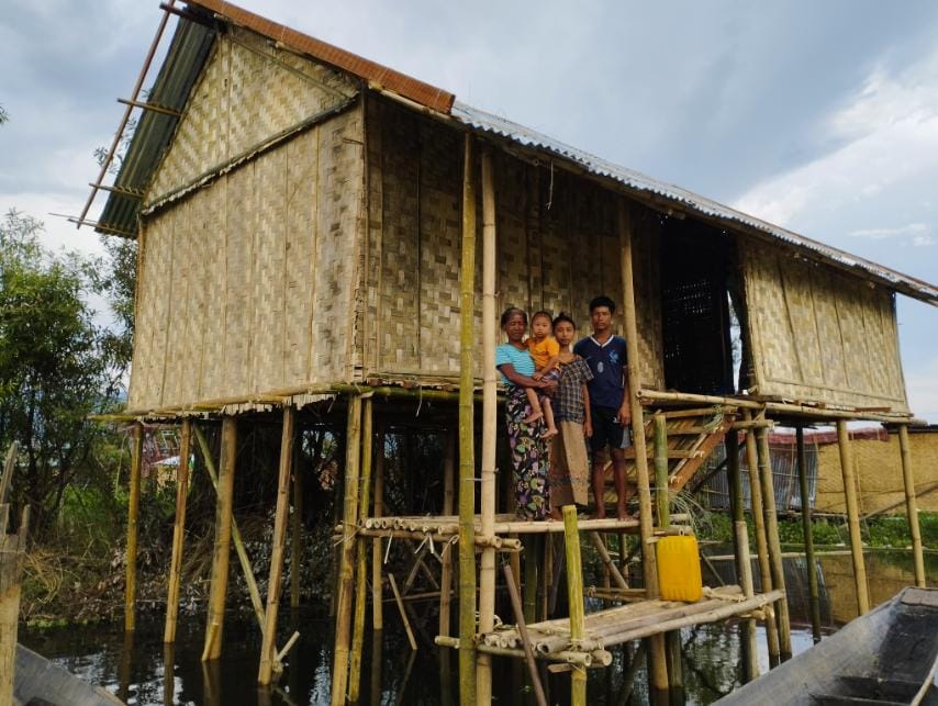 Hallelujah! A new house was built.
