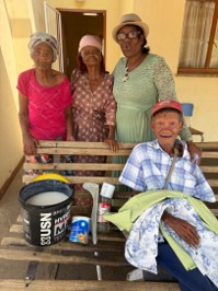 Outreach visit to the seniors' home