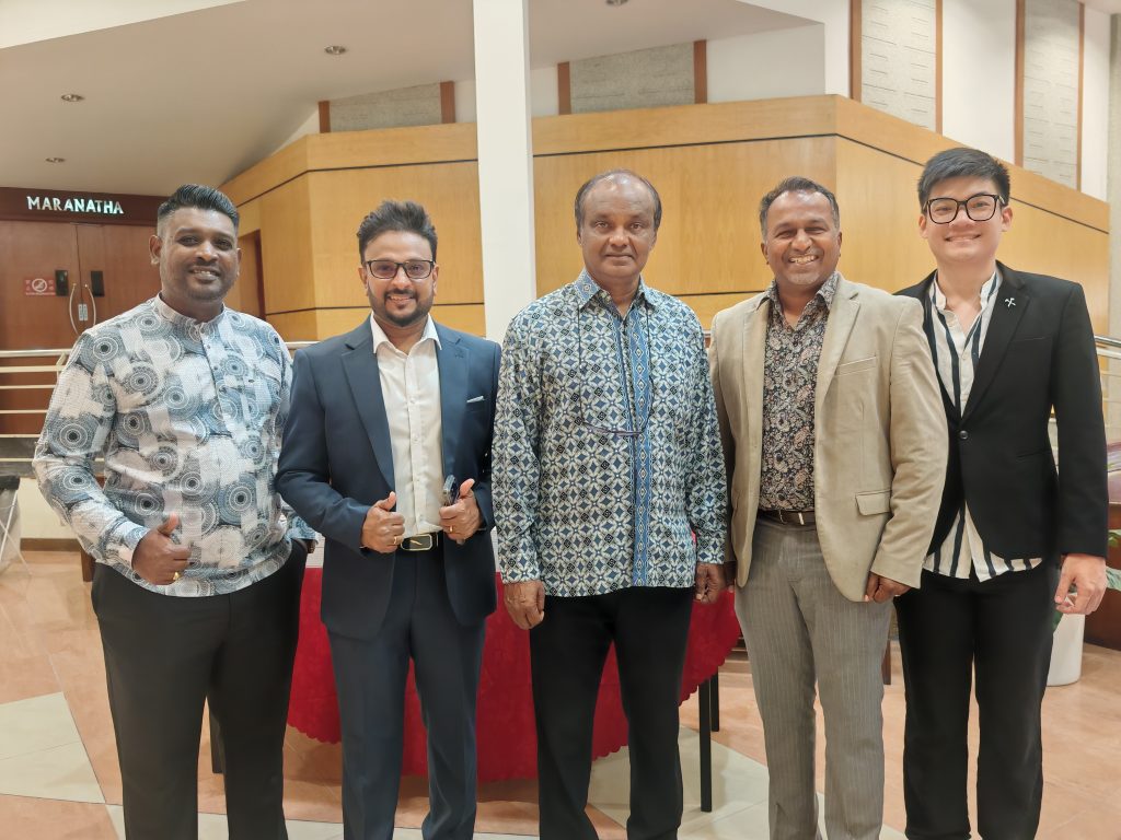 ICM team with friends