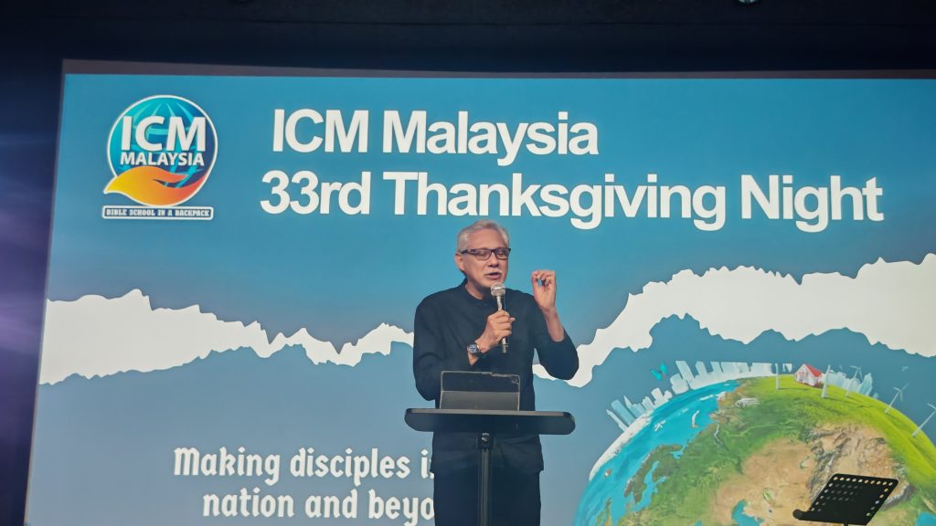 Speech by Senior Rev. Michael Tan main Pastor at Glad Tidings Assembly of God Petaling Jaya (GTPJ).