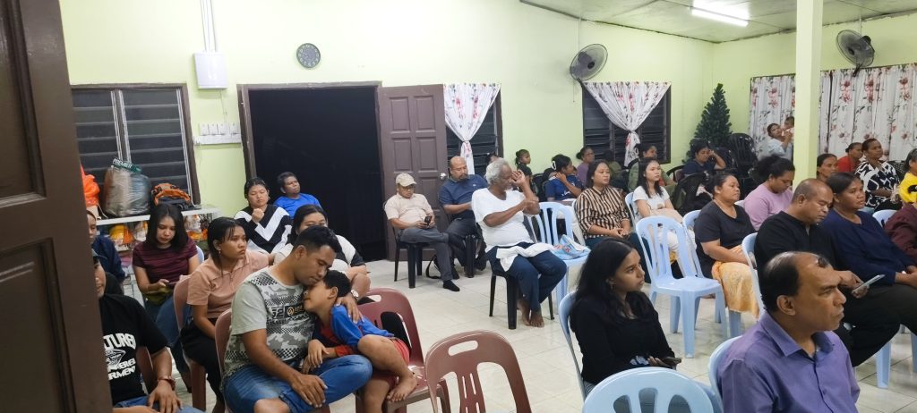 The attendees/congregation