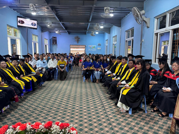 Graduation ceremony in Myanmar