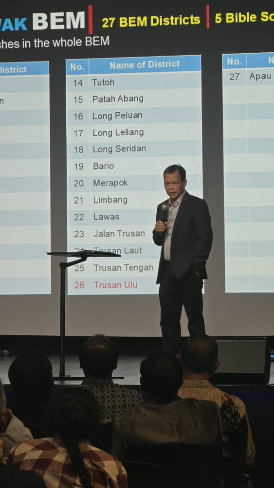 Sharing by Rev. Tram Epoi from SIC Sarawak, East Malaysia